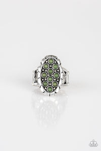 Paparazzi - Cactus Garden - Green Ring