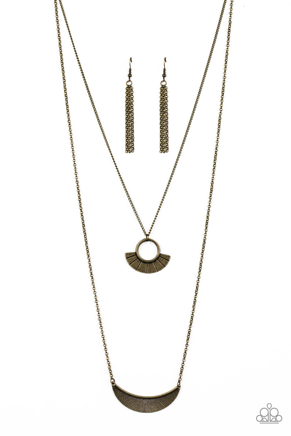 Tribal Trek Brass Necklace