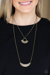 Tribal Trek Brass Necklace