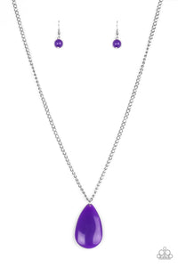 Paparazzi So Pop-YOU-lar - Purple Necklace