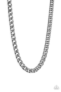 Paparazzi Omega Men's Black Chain Necklace