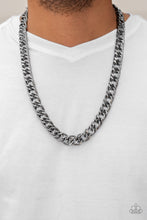 Load image into Gallery viewer, Paparazzi Omega Men&#39;s Black Chain Necklace
