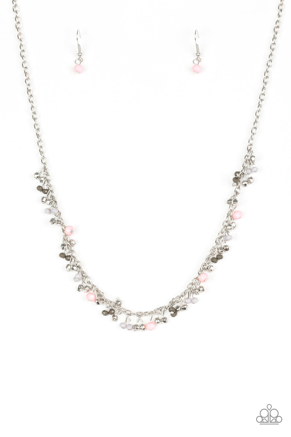 Sailing the Seven Seas Pink Short Necklace