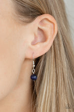 Load image into Gallery viewer, Paparazzi Teardrop Tranquility - Blue Teardrop Moonstone Necklace
