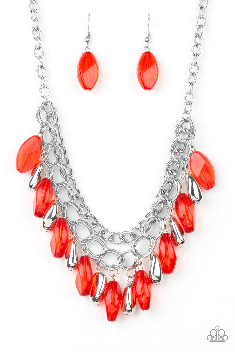 Spring Daydream Red Necklace