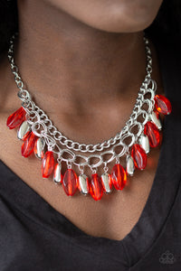 Spring Daydream Red Necklace