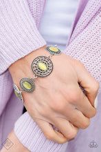 Load image into Gallery viewer, Paparazzi Glimpses of Malibu Yellow Moonstone Necklace and Bracelet - April 2019
