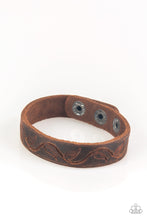 Load image into Gallery viewer, Paparazzi Happy Harvester Brown Urban Leather Bracelet
