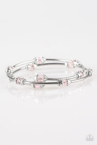 Paparazzi - Intro Infinity - Pink Coil Bracelet