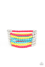Load image into Gallery viewer, Paparazzi - Layer it on Thick - Multicolor Bracelet
