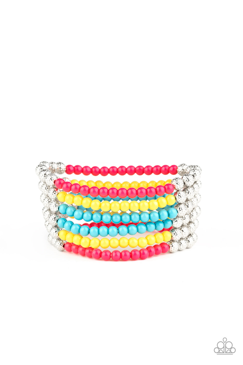 Paparazzi - Layer it on Thick - Multicolor Bracelet