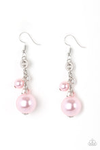 Load image into Gallery viewer, Timeless Tradition Pink Pearl with Crystal-Like Beads Earrings
