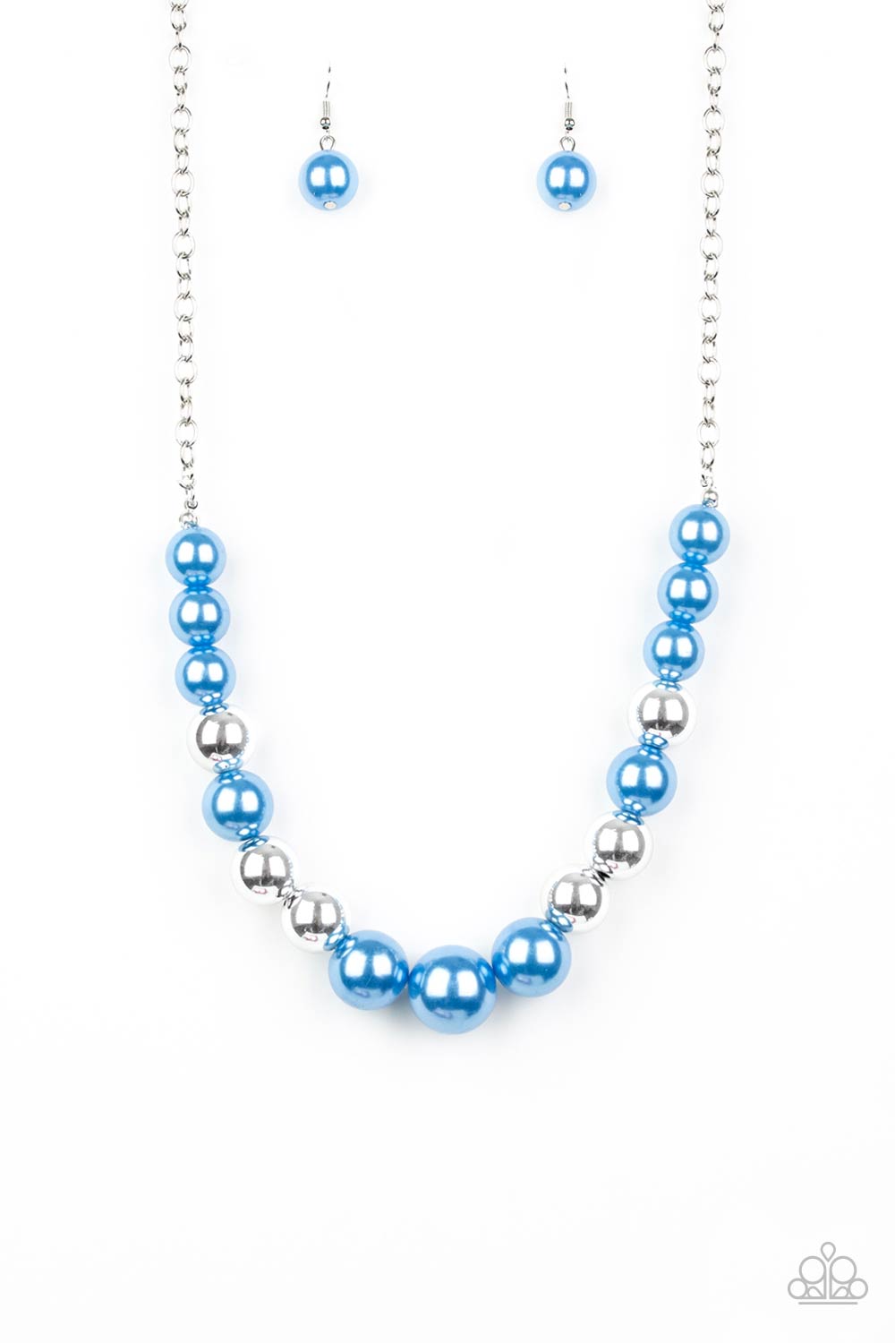 Paparazzi Take Note - Blue Pearl Necklace