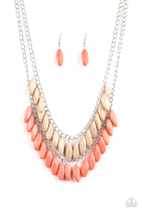 Bead Binge Yellow or Orange Necklace