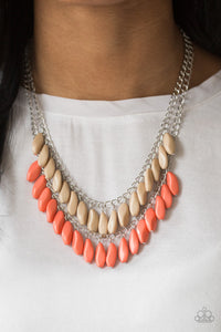 Bead Binge Yellow or Orange Necklace