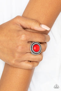 Paparazzi Rare Minerals - Red Stone Ring