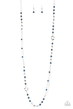 Load image into Gallery viewer, Really Refined Long Blue Necklace
