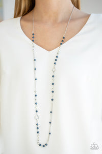 Really Refined Long Blue Necklace