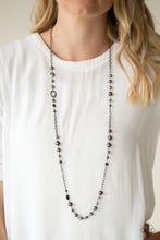 Load image into Gallery viewer, Make an Appearance Black Long Necklace
