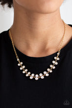 Load image into Gallery viewer, Paparazzi Super Starstruck - Gold Rhinestone Necklace
