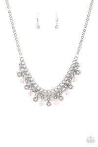 Paparazzi Party Spree - Short Pink Necklace