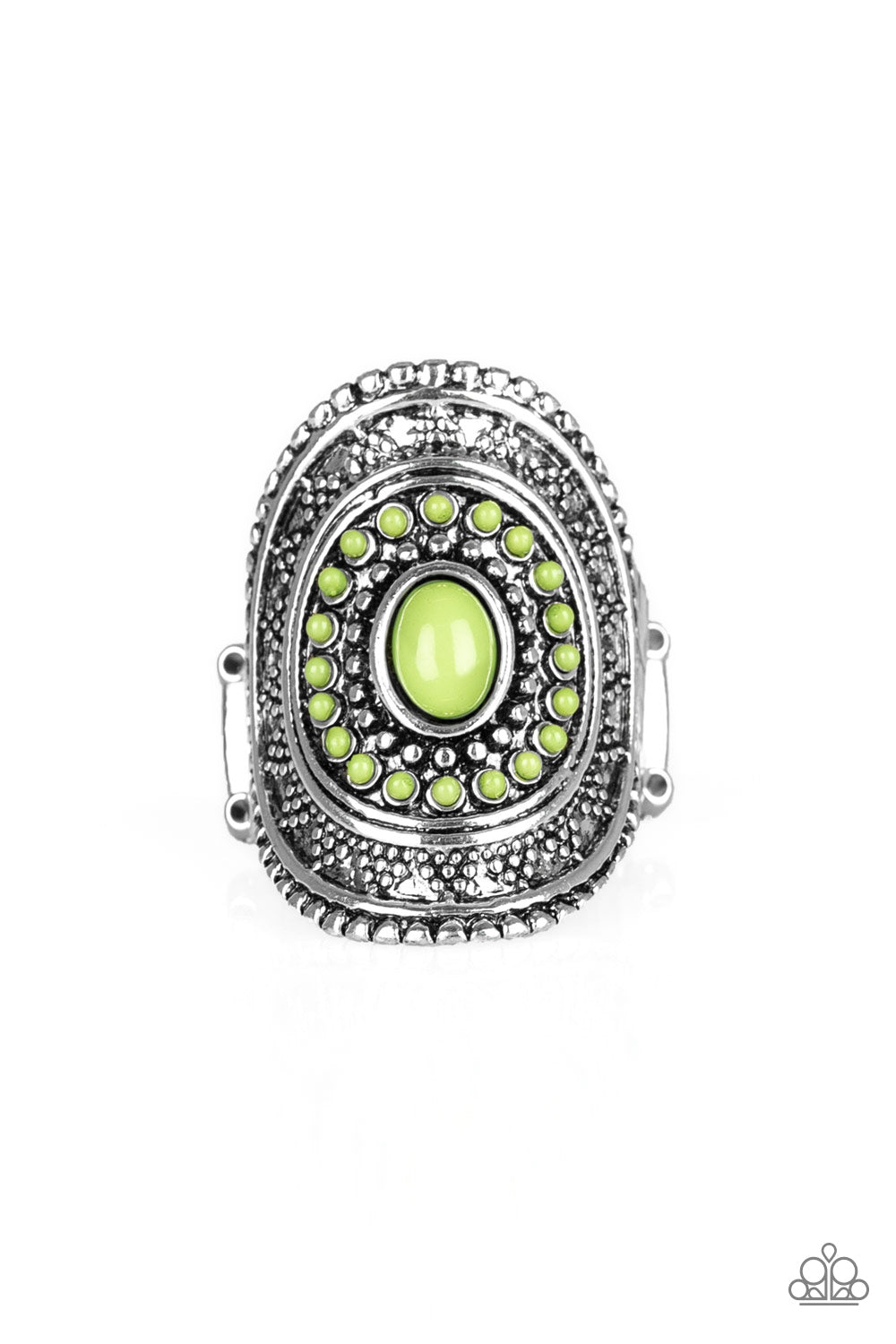 Paparazzi Adventure Venture Green Ring