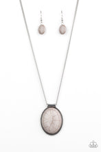 Load image into Gallery viewer, Paparazzi - Southwest Showdown - Silver Stone Necklace
