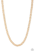 Load image into Gallery viewer, Paparazzi - Full Court - Men&#39;s Gold Chain Necklace
