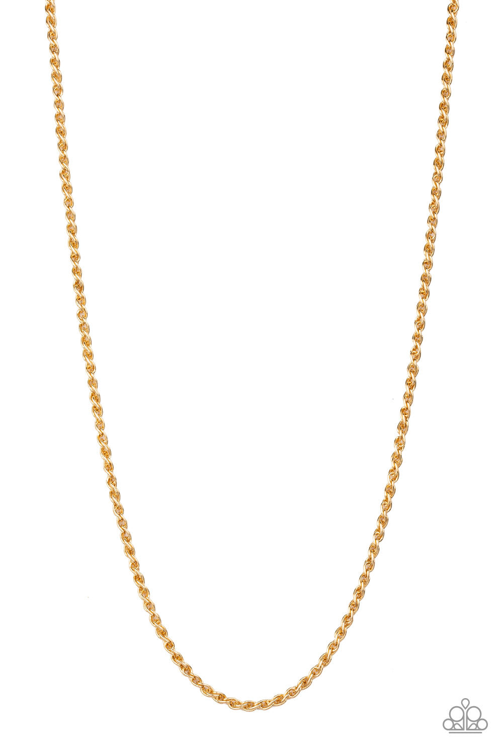 Paparazzi - Jump Street - Men's Gold Chain Necklace