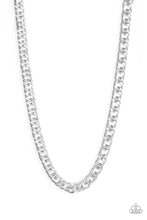 Load image into Gallery viewer, Paparazzi Omega Men&#39;s Silver Cable Chain Necklace
