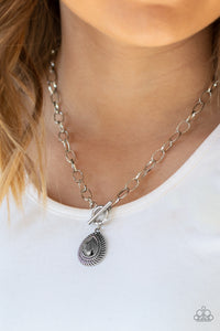 Sheen Queen Short Silver Necklace