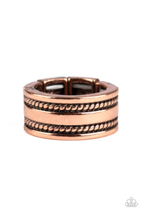 Paparazzi - Special Ops - Men's Copper Ring