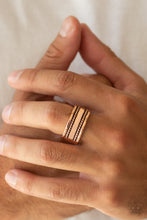 Load image into Gallery viewer, Paparazzi - Special Ops - Men&#39;s Copper Ring
