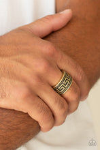 Load image into Gallery viewer, Paparazzi - Tycoon Tribe - Men&#39;s Brass Ring
