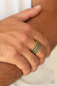 Paparazzi - Tycoon Tribe - Men's Brass Ring