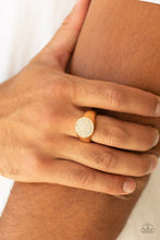 Load image into Gallery viewer, Paparazzi - Conquest - Gold Men&#39;s Ring
