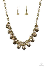 Load image into Gallery viewer, Stage Stunner Brass Short Necklace
