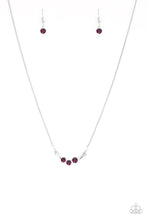 Load image into Gallery viewer, Sparkling Stargazer Purple Short Necklace
