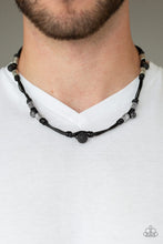 Load image into Gallery viewer, Tiki Throwback Men&#39;s Black Urban Necklace
