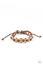 Load image into Gallery viewer, Don&#39;t Weave Me Hanging Brown Urban Bracelet
