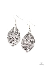 Load image into Gallery viewer, Paparazzi One Vine Day Silver Vine- Like Filigree Earrings
