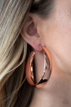 Load image into Gallery viewer, Paparazzi Gypsy Goals Cooper Hoop Earrings
