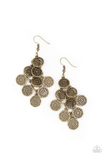 Load image into Gallery viewer, Blushing Blooms - Brass Earrings Paparazzi
