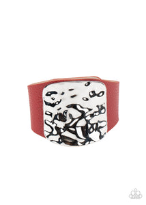 Brighten Up - Red Wrap Bracelet - Paparazzi