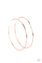 Load image into Gallery viewer, Paparazzi Diamondback Diva - Copper Hoop Earrings
