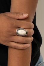 Load image into Gallery viewer, Paparazzi Desert Healer - Large White Oval Stone Ring
