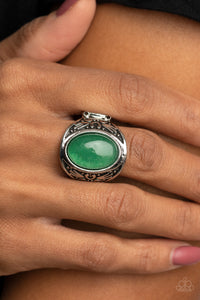 Paparazzi - Sedona Dream - Green Jade Stone Ring