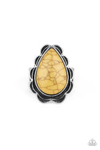 Load image into Gallery viewer, Paparazzi - BADLANDS Romance - Yellow Stone Ring
