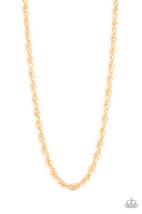 Extra Entrepreneur - Gold Chain Necklace - Men's Necklace - Paparazzi