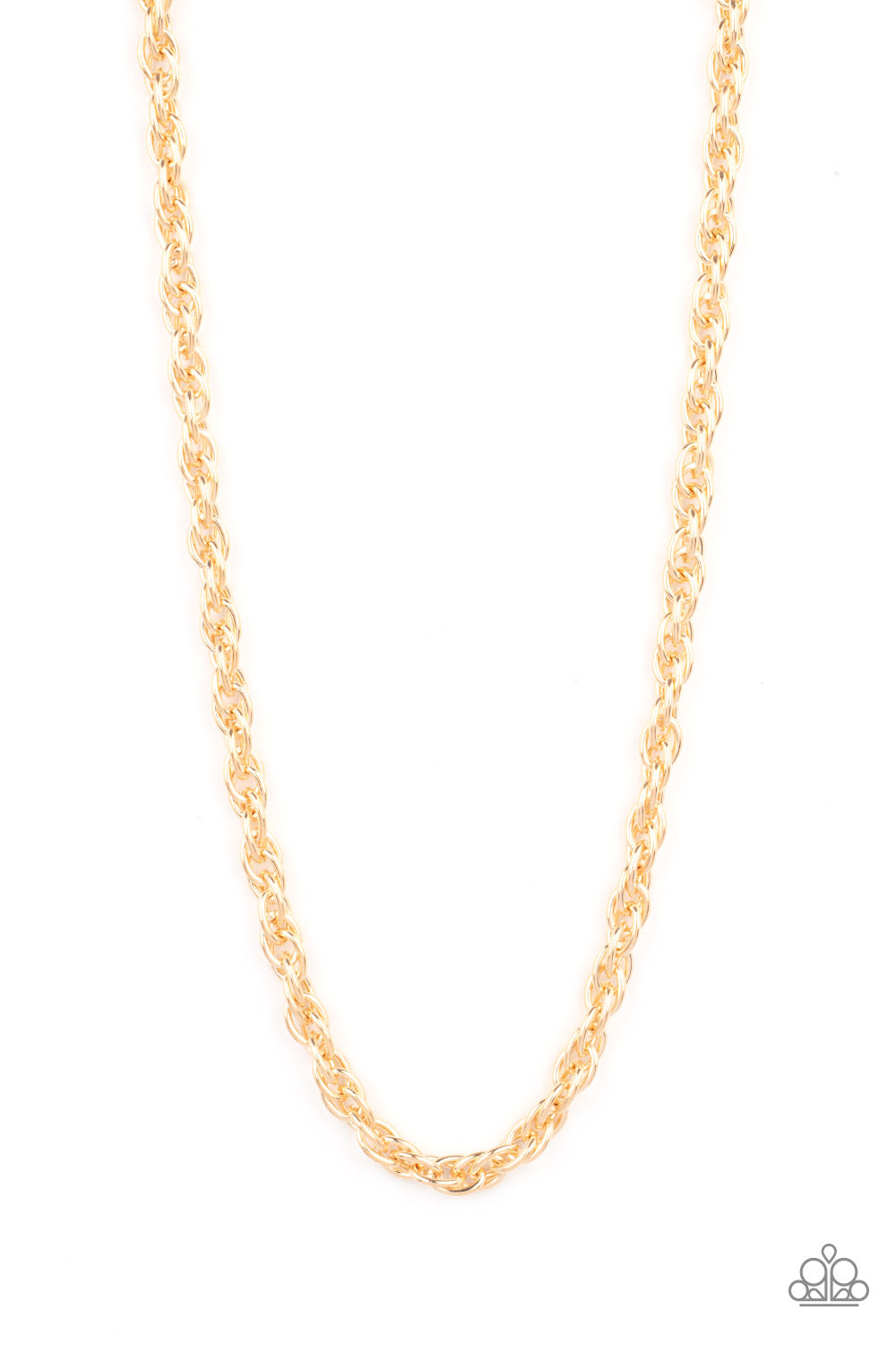 Extra Entrepreneur - Gold Chain Necklace - Men's Necklace - Paparazzi